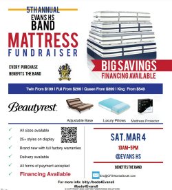 band mattress fundraiser